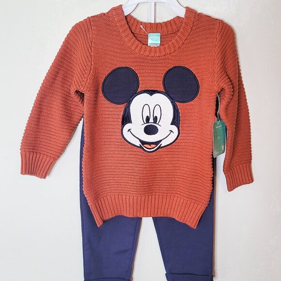 Disney Mickey Mouse Sweater & Pants Set - Baby Toddler Outfit (24 Months) - Picture 1 of 10